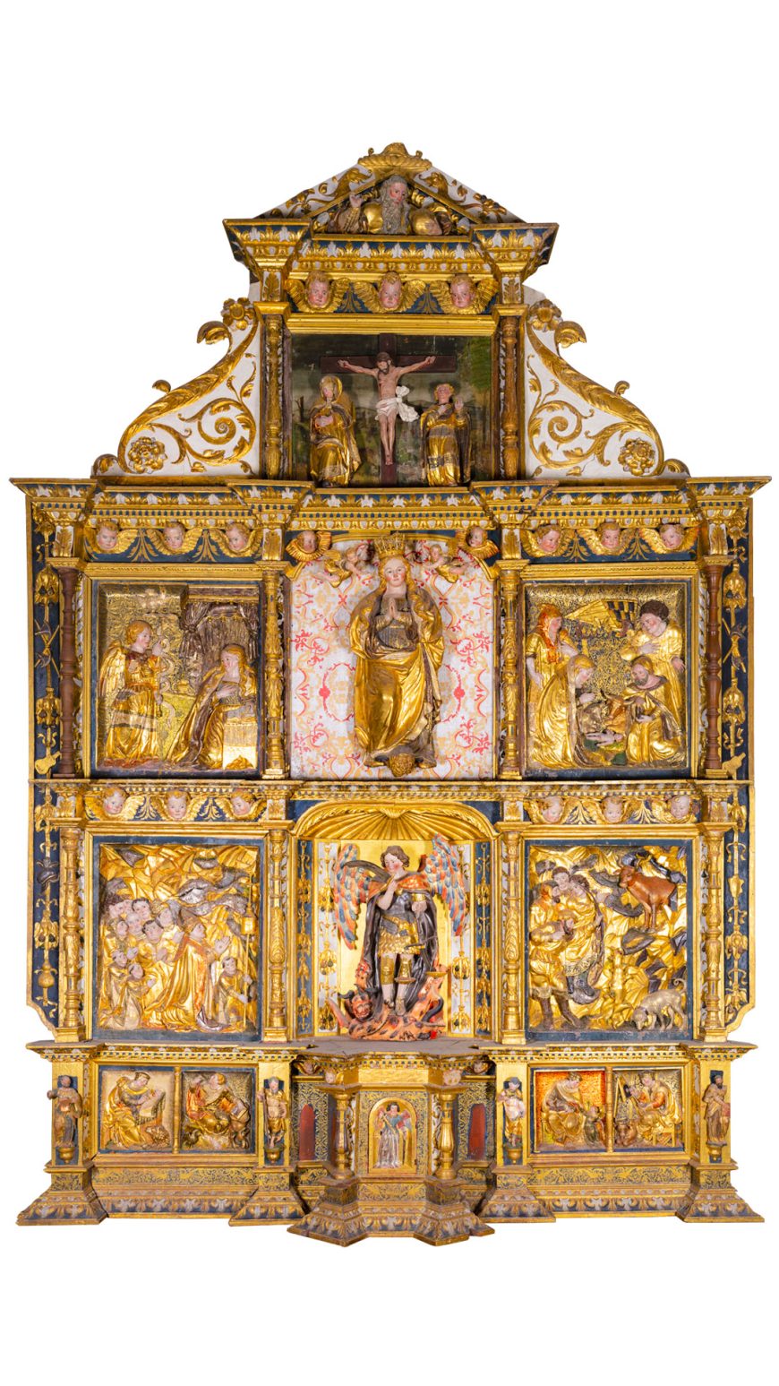 Retablo De San Miguel Arc Ngel Museo Del Retablo